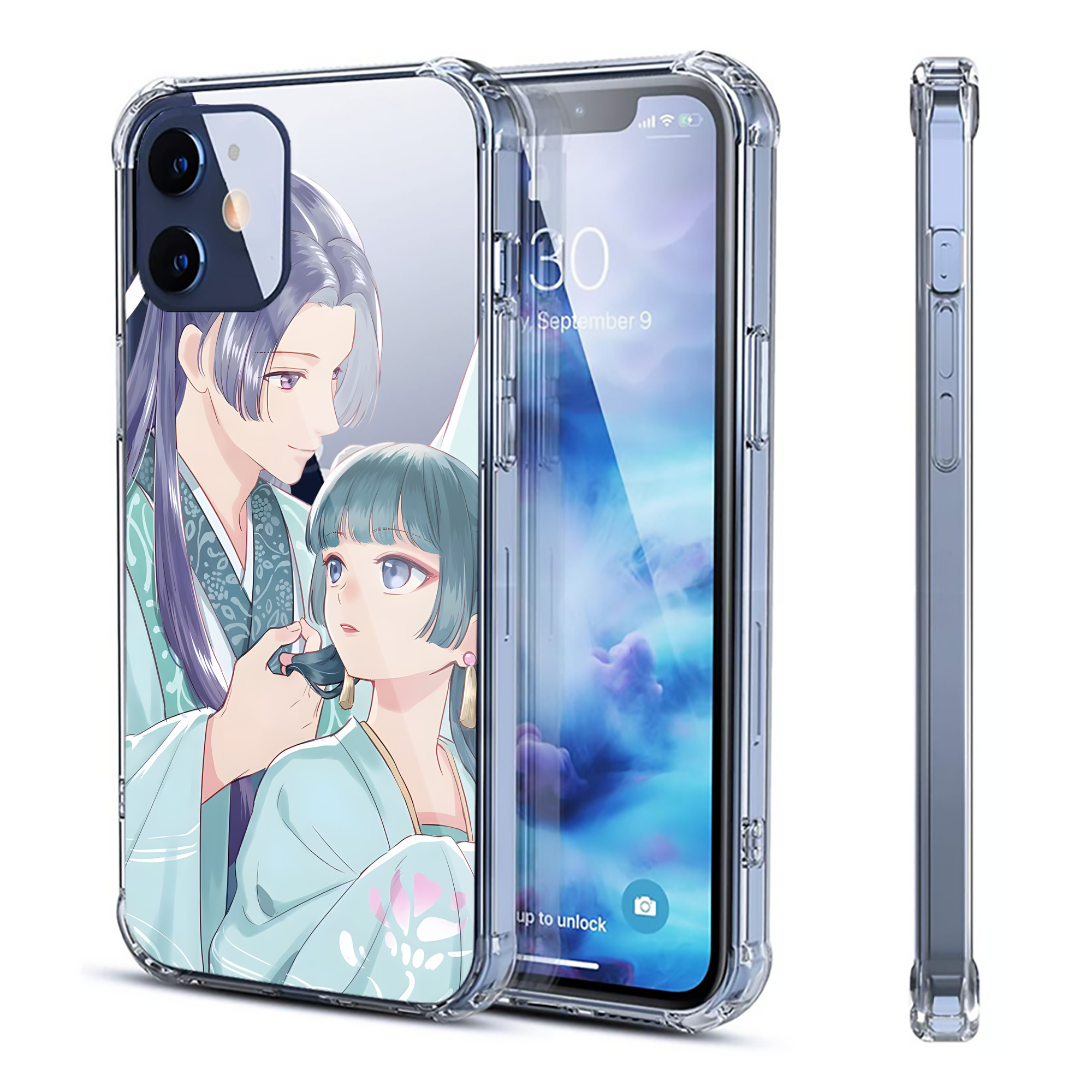 （画像用） 薬屋のひとりごと The Apothecary Diaries 【iPhone 12シリーズ対応】透明スマホケース（クリアソフトケース）